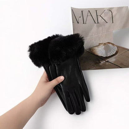 Elegante Touchscreen-Lederhandschuhe Brehn
