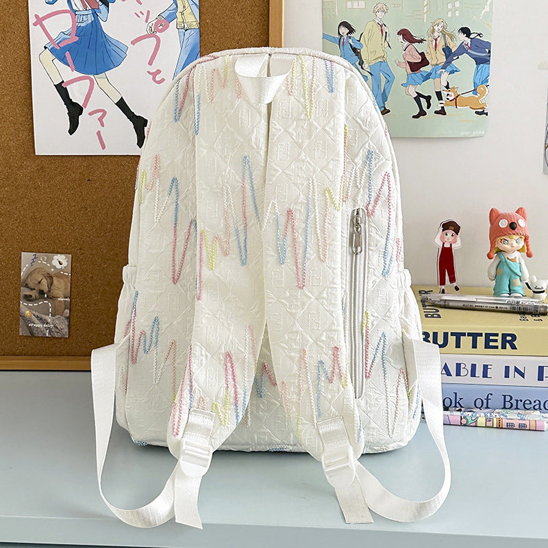 Rucksack mit Buntem Geometrischem Design Brehn