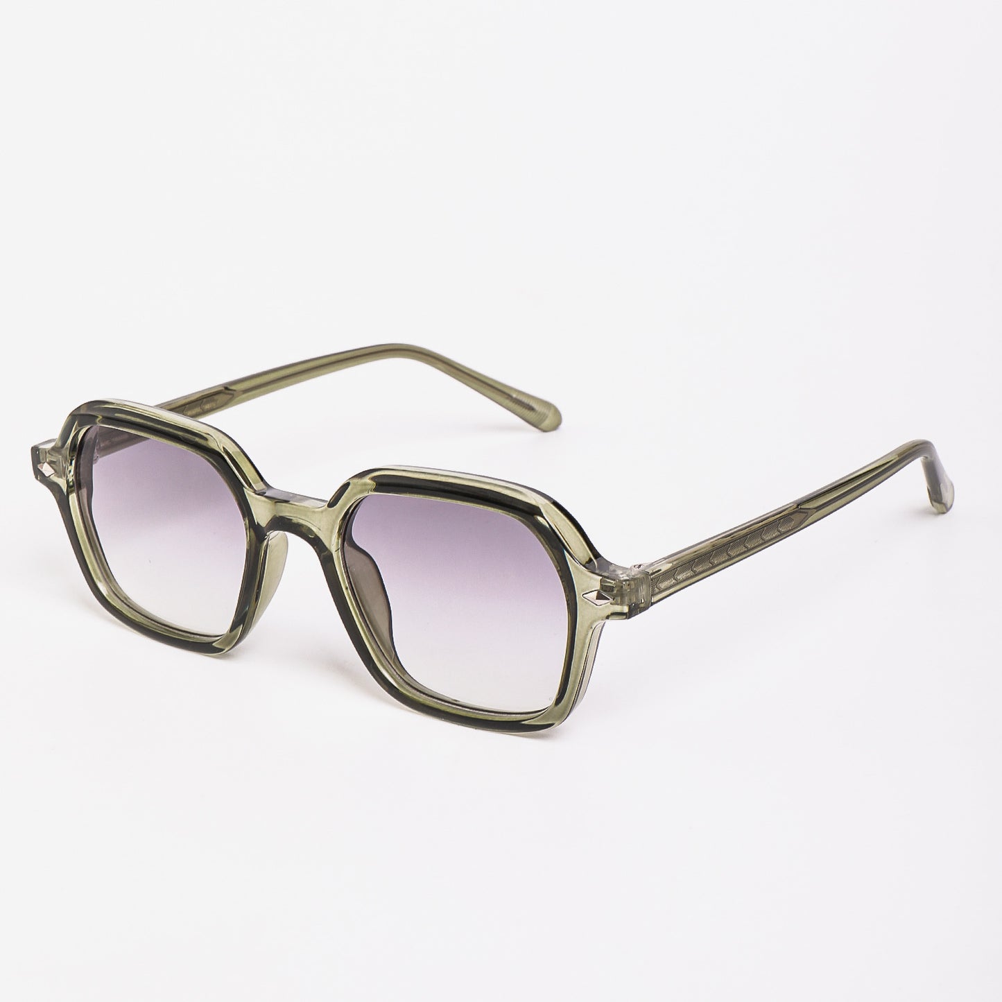 Damen modische Sonnenbrille im stilvollen Oktagon-Design Brehn
