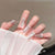 Eleganter verlängerter Stiletto Press-On-Nagel-Set Brehn