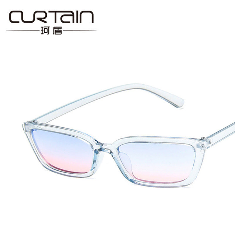 Damen Minimalistische Rechteck-Sonnenbrille Brehn