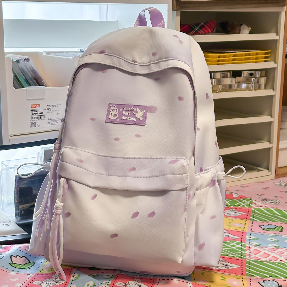 Stilvolle gepunktete Rucksack Brehn