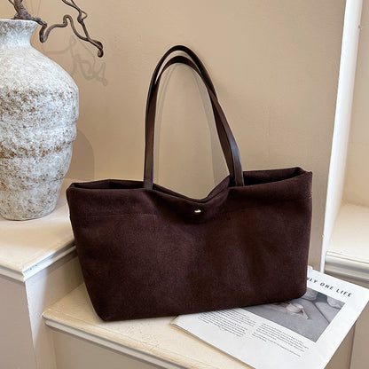 Wildleder Strukturierte Tote Tasche