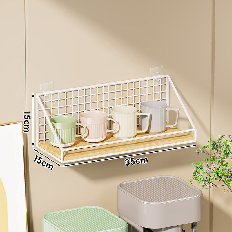 Wandmontierter Küchen-Organizer-Regal