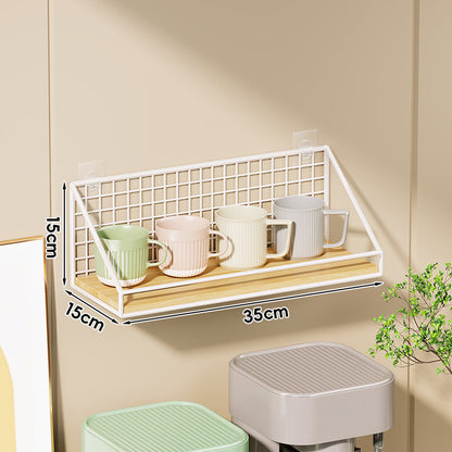 Wandmontierter Küchen-Organizer-Regal