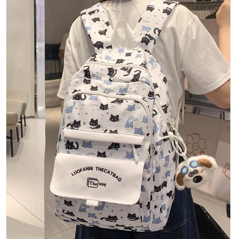 Verspielt Katzenthemen Rucksack Brehn