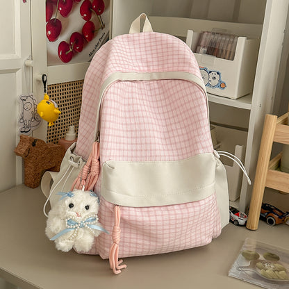 Texturierten Freizeit-Rucksack mit Charm Brehn