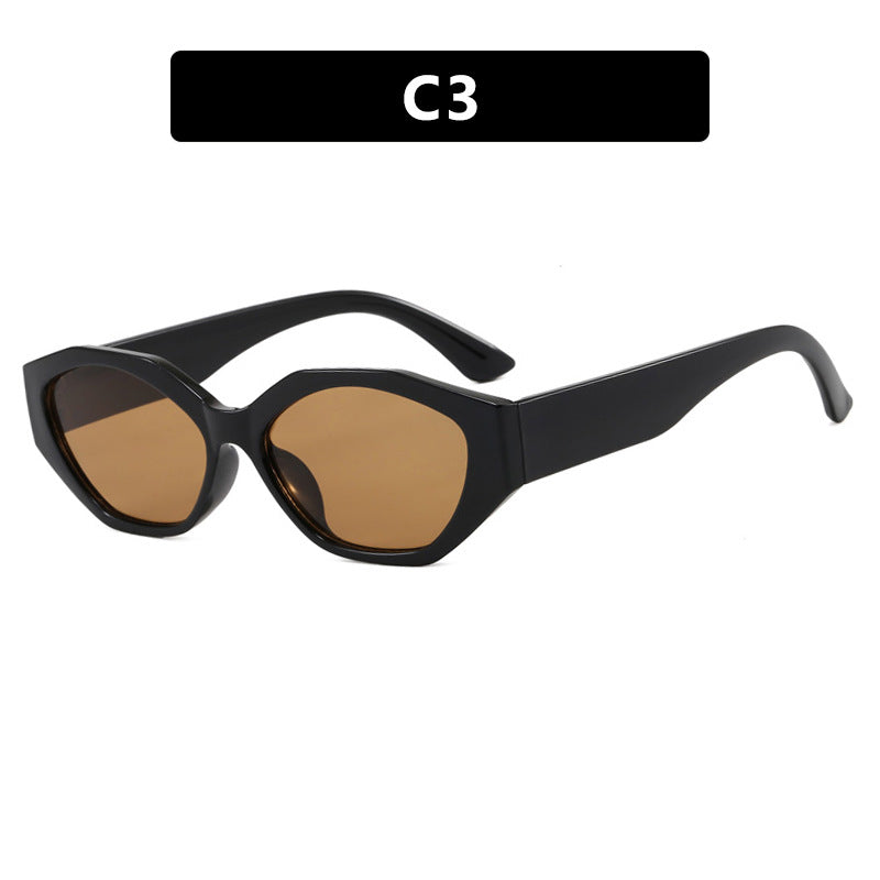 Damen stilvolle Sonnenbrille im modern geometrischen Design mit schützendem UV-Filter Brehn