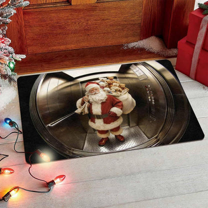Festliche Santa-Themen Fußmatte