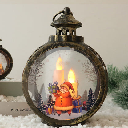 Weihnachtslaterne mit LED Beleuchtung