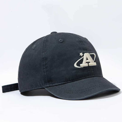 Herren Casual Bestickte Canvas Cap Brehn