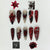 Kunstnagelset mit kunstvollen Designs Brehn