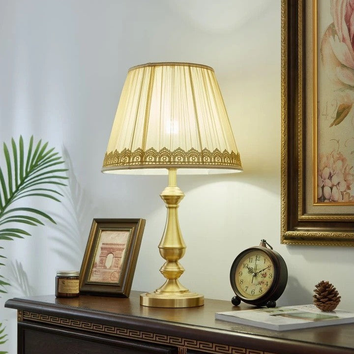 Vintage-inspirierte elegante Tischlampe