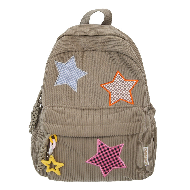 Lässiger mit Sternen verzierter Schul-Rucksack Brehn