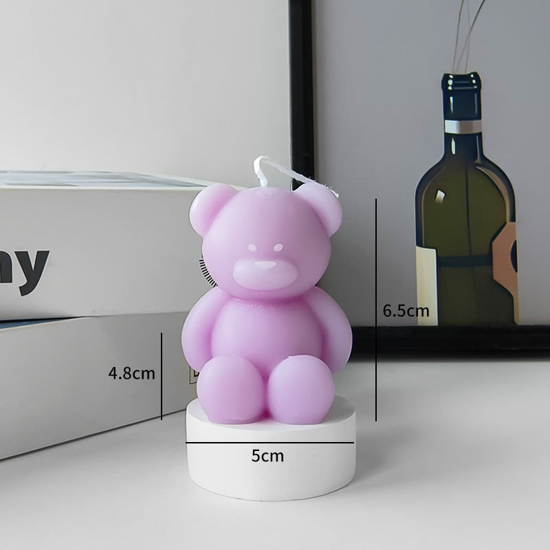 Teddy Bär Förmige Kerze