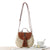 Handtasche mit Einzigartigem Geflochtenem Design und Eleganter Klappe Brehn