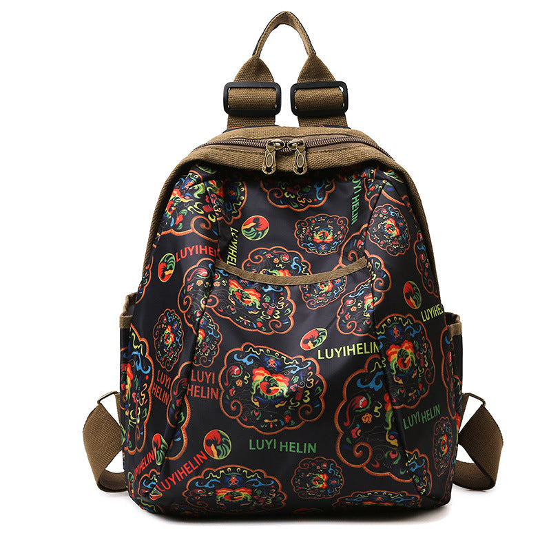 Stylische Canvas-Rucksack Brehn