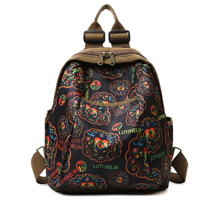 Stylische Canvas-Rucksack Brehn