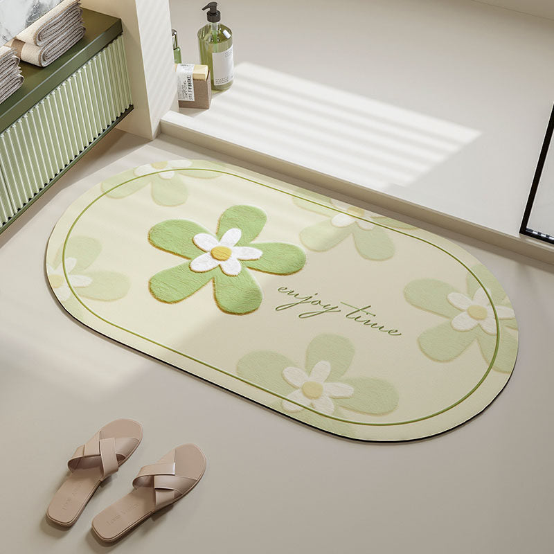 Weiche florale Badmatte Brehn