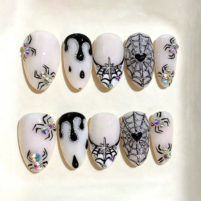 Gothic Spider Nagelkunst Set