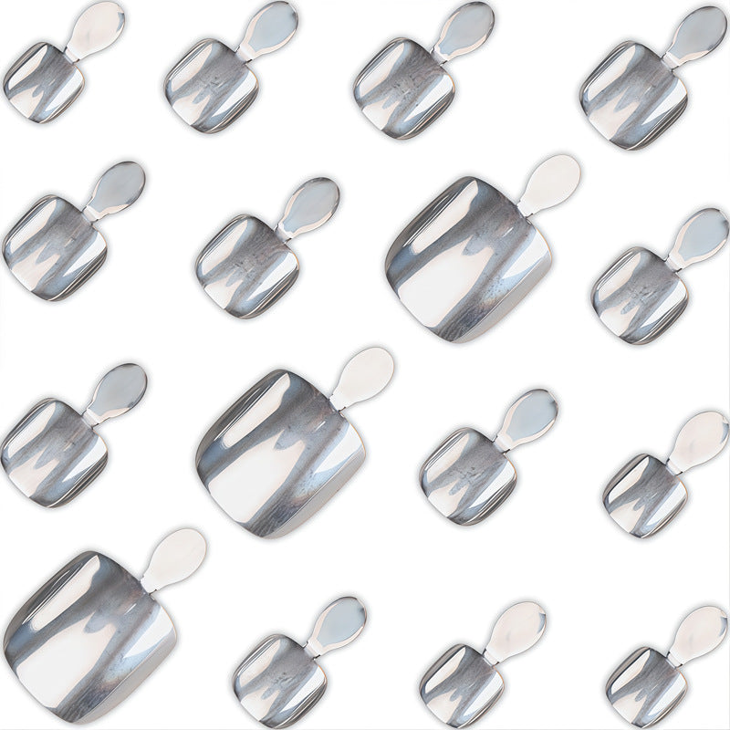 Stylisches Glänzendes Pediküre Press-On Nagelset Brehn