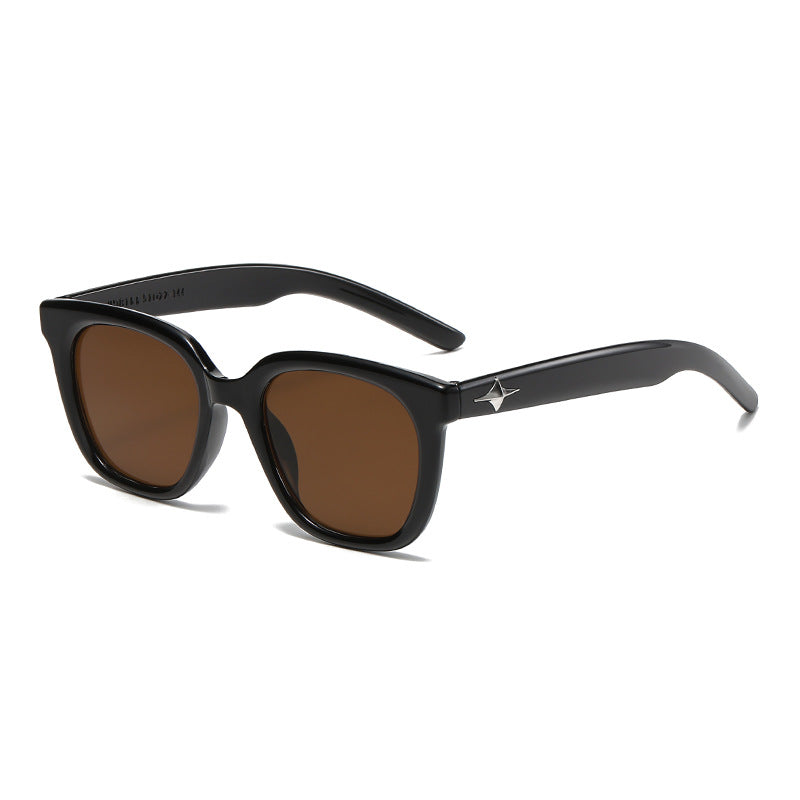 Damen moderne quadratische Sonnenbrille mit stylischem Rahmen Brehn
