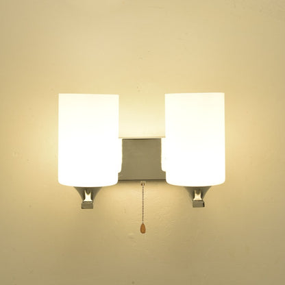 Moderne Dual-Opal Wandleuchte