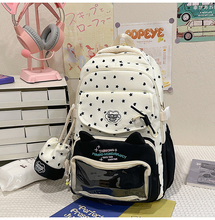 Mehrzweck transparenter Organizer Schulrucksack