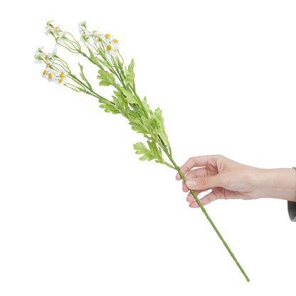 Realistische gelbe Wildblumenstiel