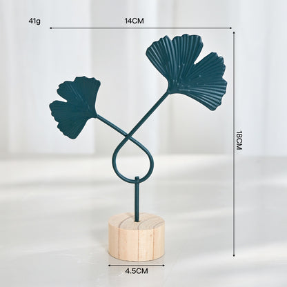 Dekorative Ginkgo Blatt Skulptur