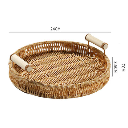 Handgefertigter Rattan Aufbewahrungskorb Brehn