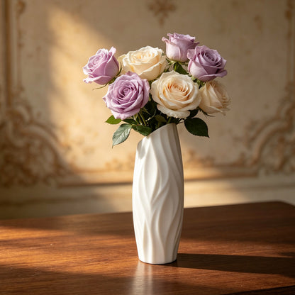Elegante Texturierte Dekorative Blumenvase Brehn