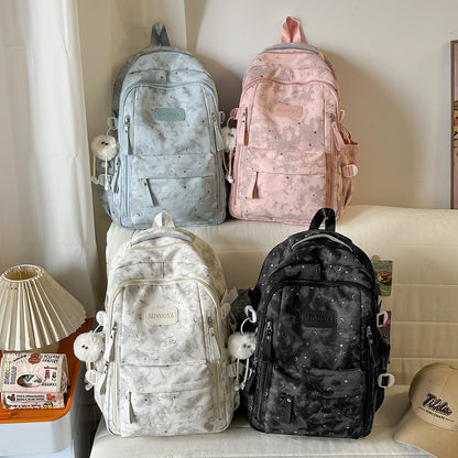 Trendige Sterne und Monde Muster Rucksack Brehn