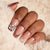 Floral Design Press-On Nails Brehn