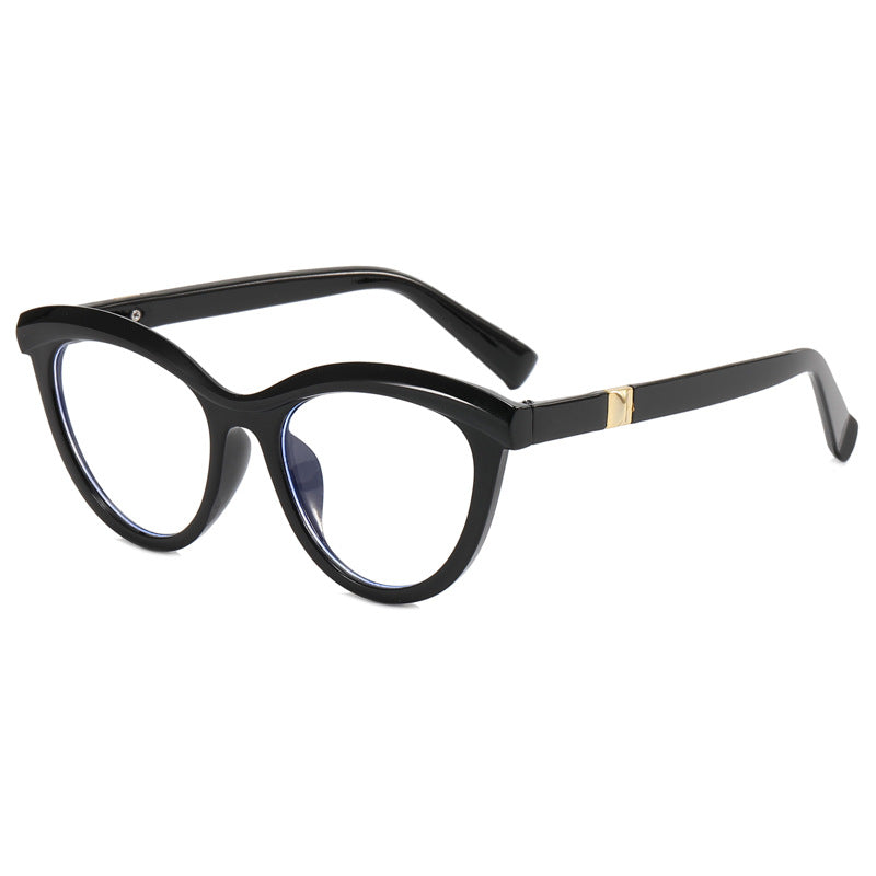 Damen Cat-Eye Brille mit feinem Rahmen und eleganten Akzenten Brehn
