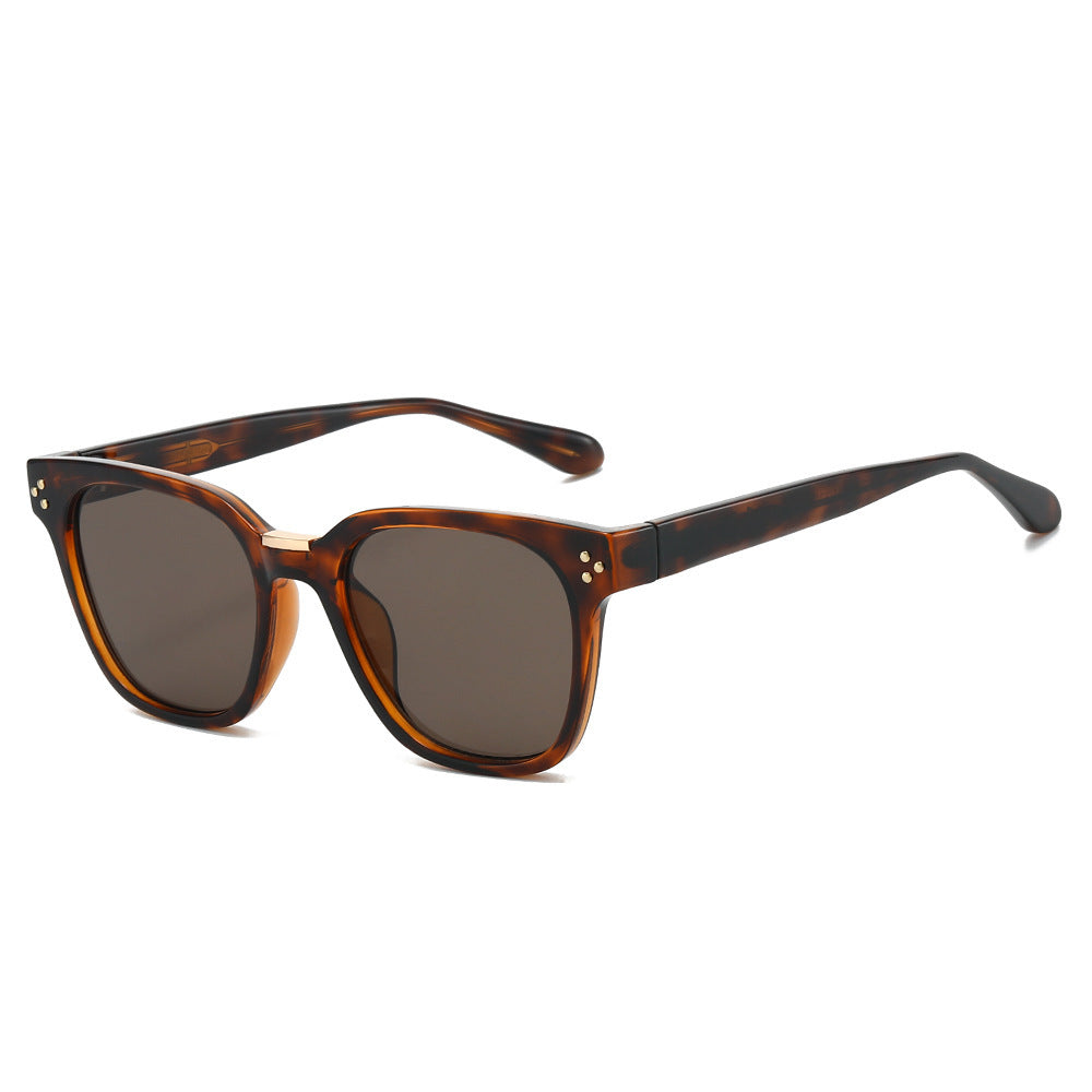 Damen Geometrische Sonnenbrille mit breitem Rahmen und UV-Schutz Brehn