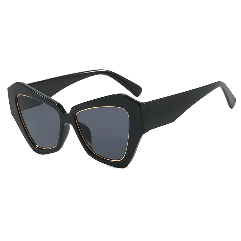 Damen trendy Cat-Eye Sonnenbrille mit elegantem Rahmen und UV-Schutz Brehn