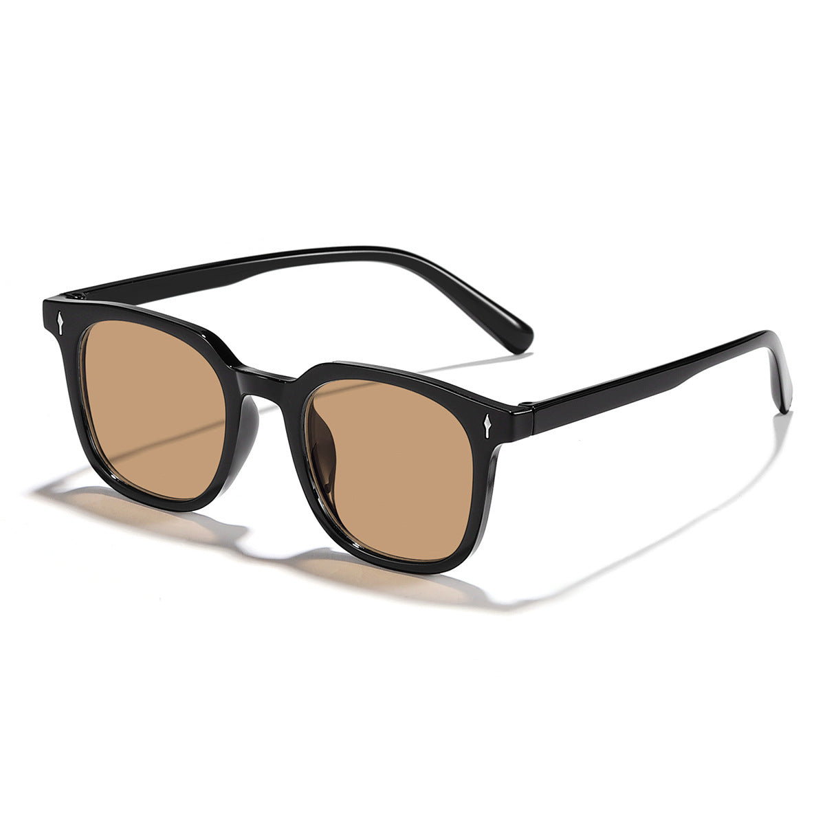 Damen modische Sonnenbrille mit transparentem Rahmen und UV-Schutz Brehn