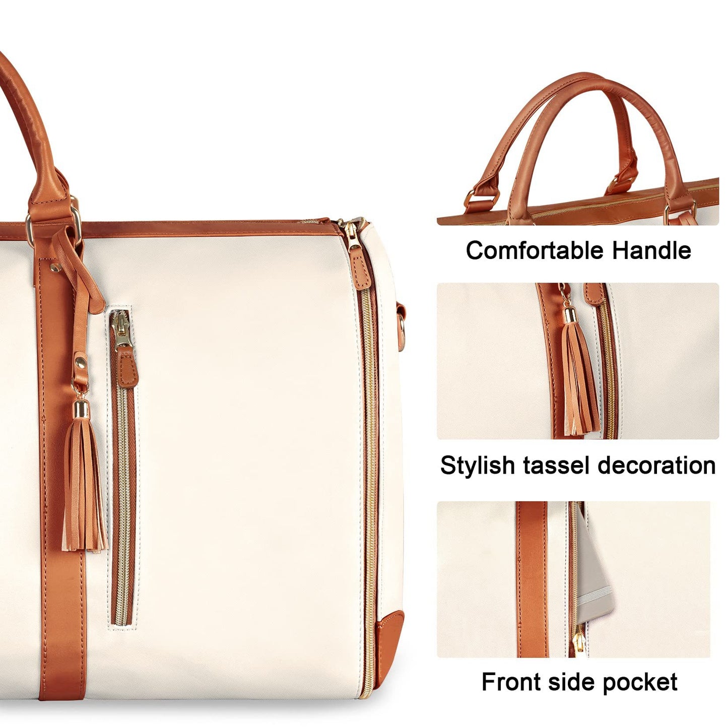 Stilvolle Reise-Tasche mit Integriertem Anzugfach Brehn