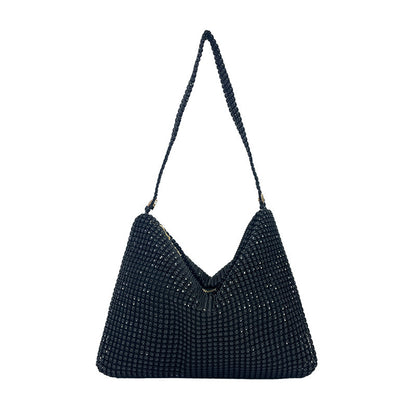 Pailletten Strass Schultertasche