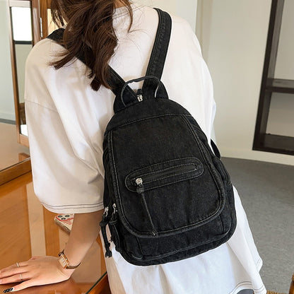Stylische Denim Mini-Rucksack Brehn