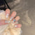 Luxus Edelstein Verzierten Press-On Nail Art Brehn