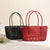 Geflochtene Basttrage Tasche Brehn