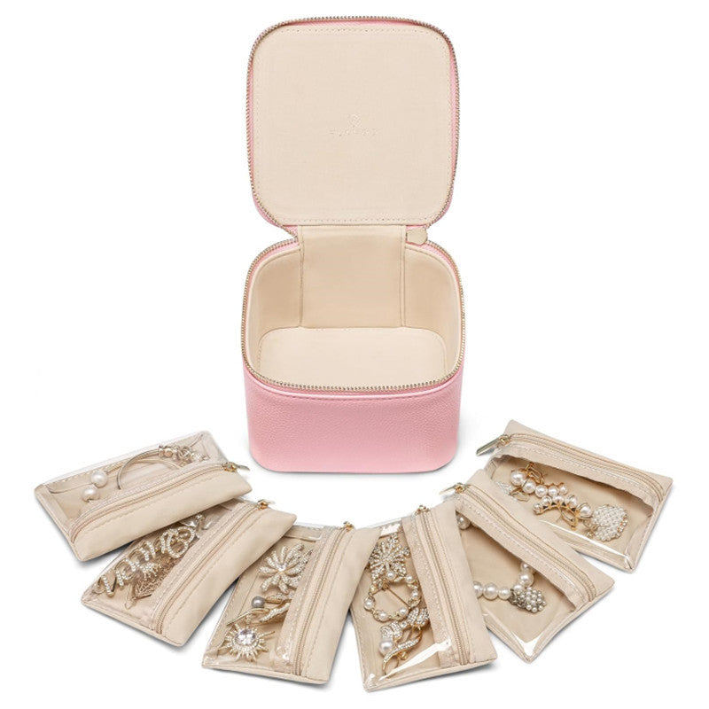 Schmuck-Organizer Tasche mit Transparenten Fächern Brehn