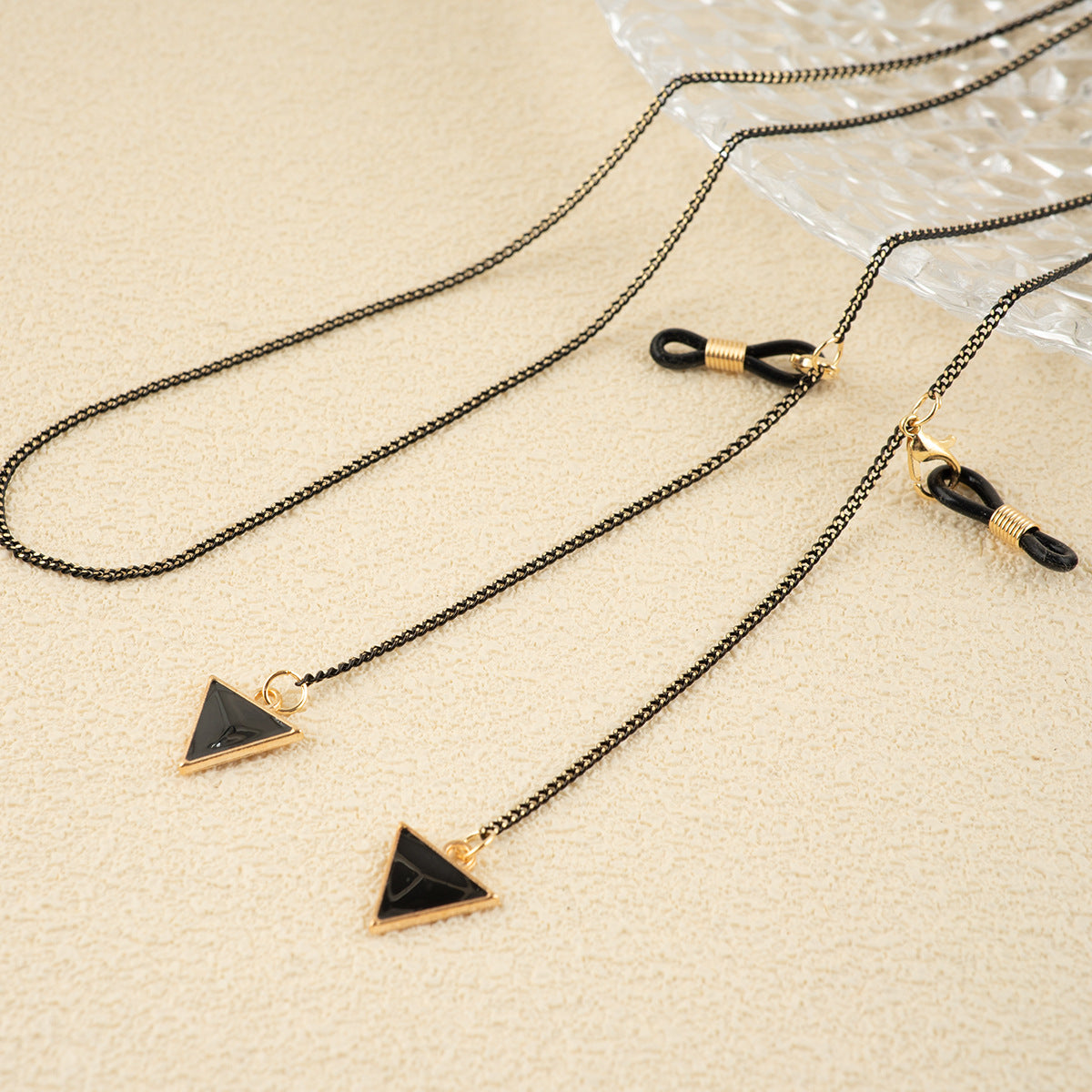 Geometrische Anhänger Brillen Kette Brehn
