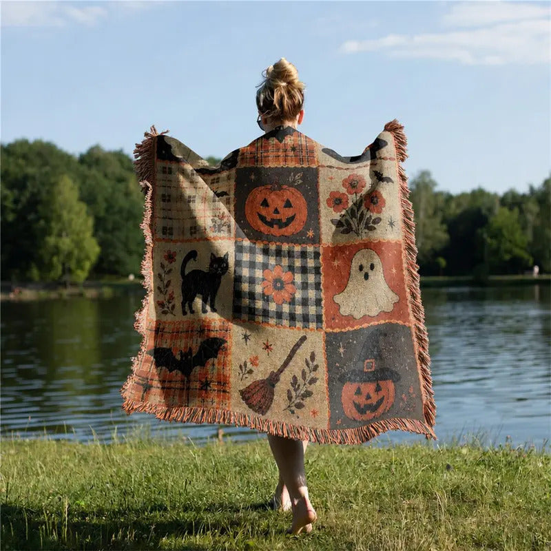 Dekorative Halloween-Motiv Wurfdecke