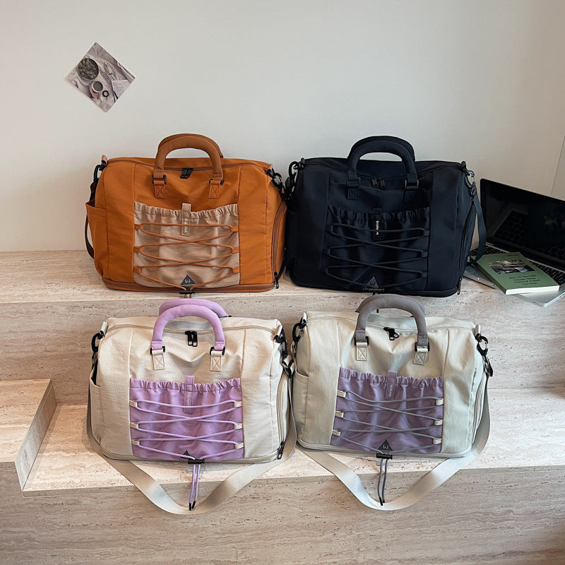 Damen Multifunktionale Sport- und Reisetasche mit elastischen Details Brehn
