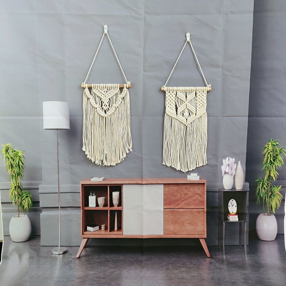 E intricate Macramé Wandbehang Brehn