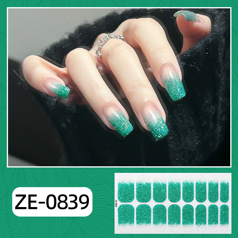 Glamorous Glitter Ombre Nagelwickel