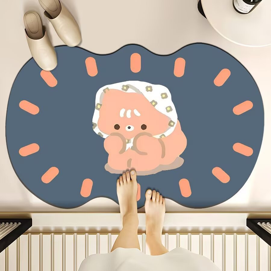 Süße Cartoon Bär Badmatte Brehn